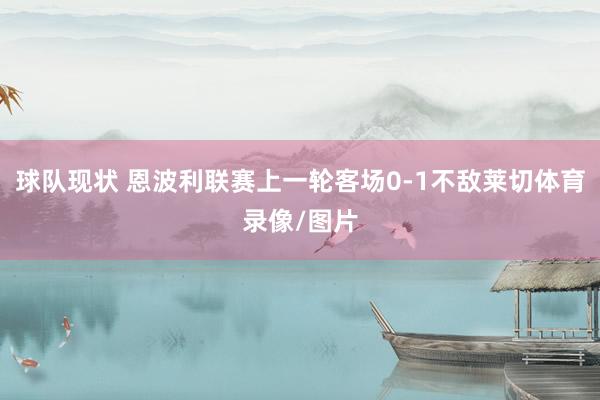 球队现状 恩波利联赛上一轮客场0-1不敌莱切体育录像/图片