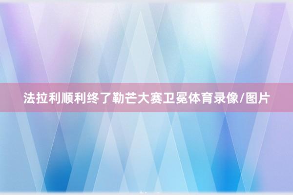 法拉利顺利终了勒芒大赛卫冕体育录像/图片