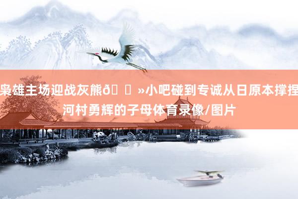 枭雄主场迎战灰熊🐻小吧碰到专诚从日原本撑捏河村勇辉的子母体育录像/图片