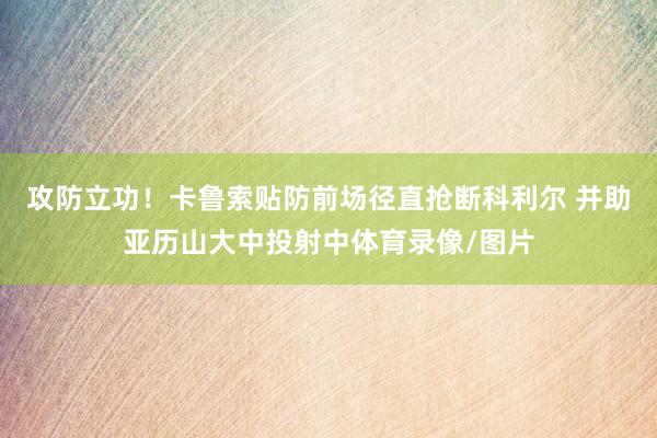 攻防立功！卡鲁索贴防前场径直抢断科利尔 并助亚历山大中投射中体育录像/图片